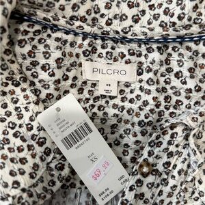 Pilcro Patterned Button-Up Shirt XS
